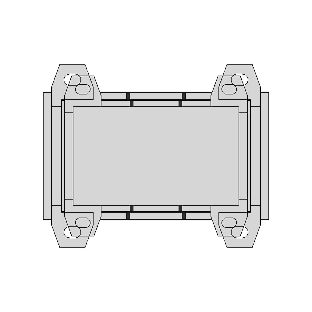 Power Terminal 3P N Pe Din Rail Mount | CAD Model for Energy Systems_90_0_degree_snapshot