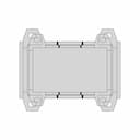 Power Terminal 3P N Pe Din Rail Mount | CAD Model for Energy Systems_90_0_degree_snapshot
