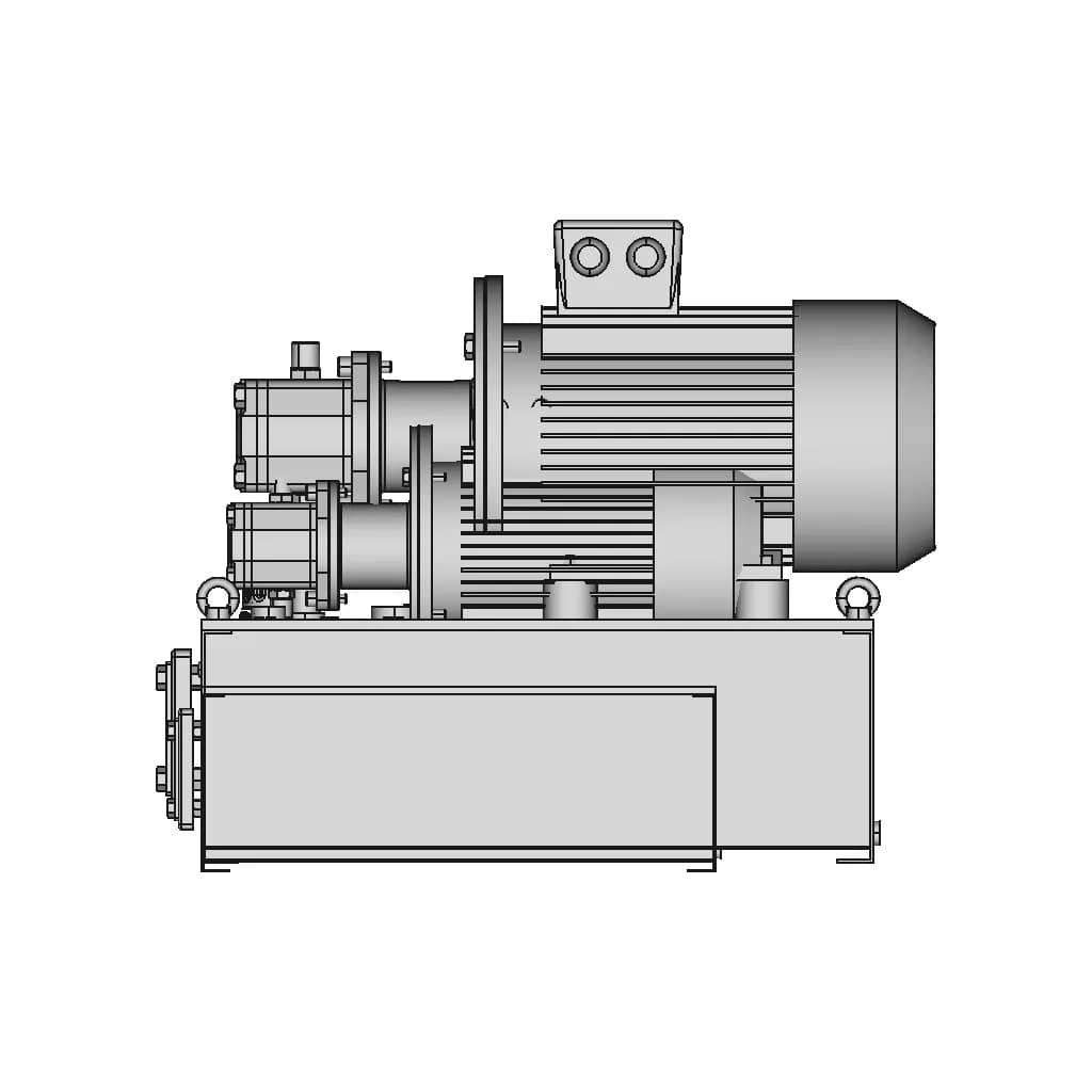 Hydraulic Power Unit 3 Hp 1 | CAD Model for Energy Systems_0_90_degree_snapshot