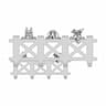 Metal Door Hanger With 4 Double Hooks And | Industrial CAD Design_0_0_degree_snapshot