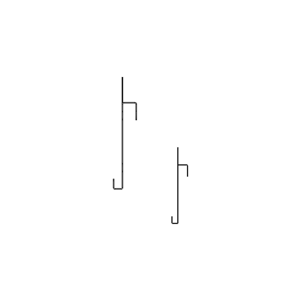 Metal Door Hanger With 4 Double Hooks And | Industrial CAD Design_0_90_degree_snapshot
