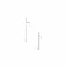 Metal Door Hanger With 4 Double Hooks And | Industrial CAD Design_0_90_degree_snapshot