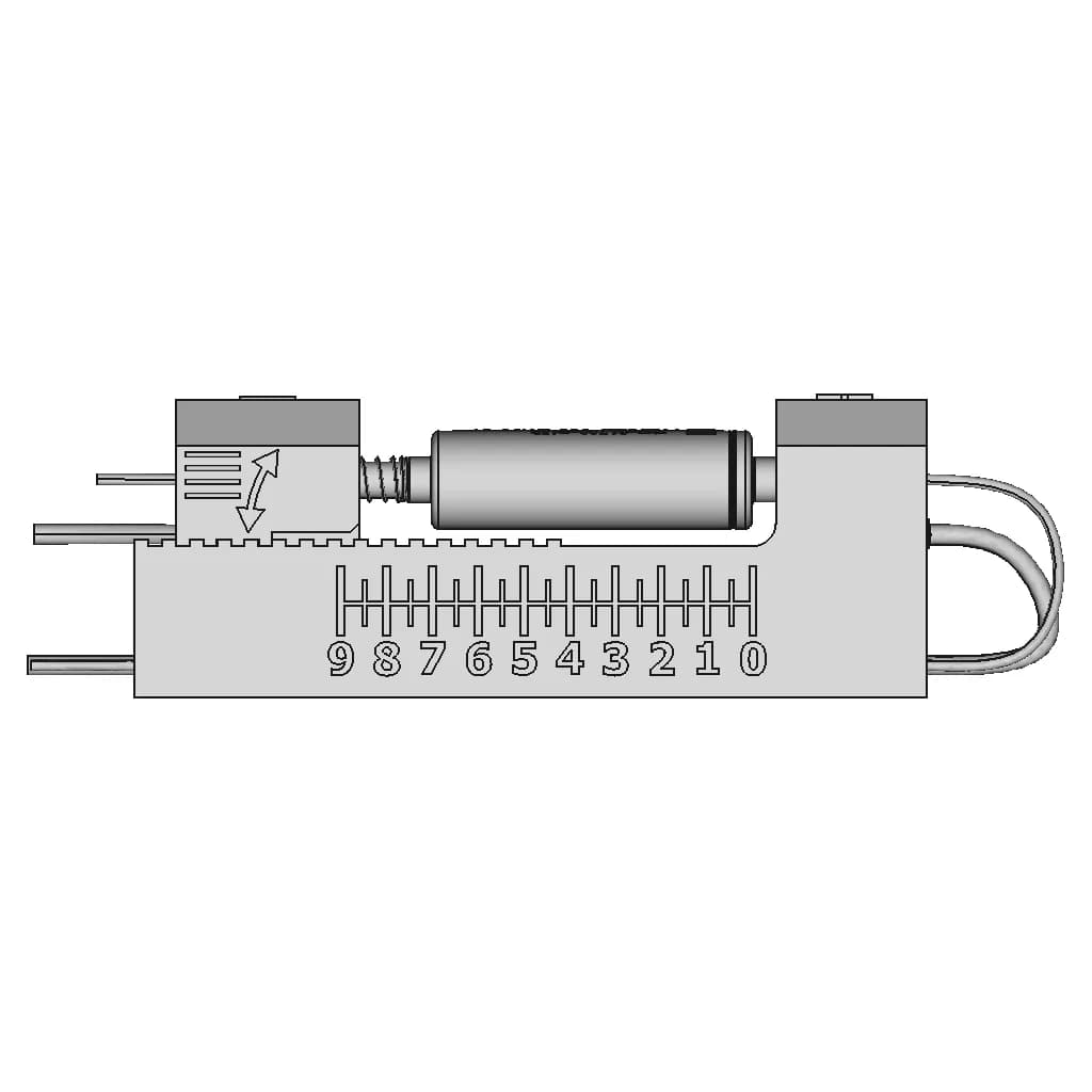 Four Wire Carriage For Measuring Battery Capacity Kelvin | CAD Model for Energy Systems_0_90_degree_snapshot