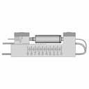 Four Wire Carriage For Measuring Battery Capacity Kelvin | CAD Model for Energy Systems_0_90_degree_snapshot