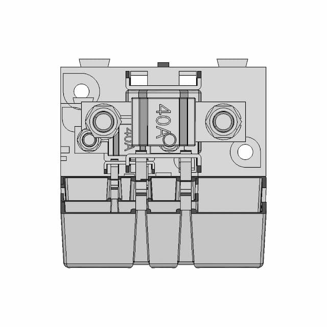 Fuseholder Midi With 40A Fuse 1 | CAD Model for Energy Systems