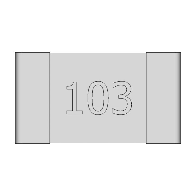 Resistencia Smd 103 0603 1 | CAD Model for Energy Systems