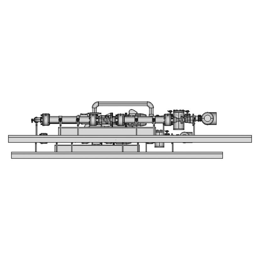 Reactor Skid And Pump 1 | CAD Model for Energy Systems