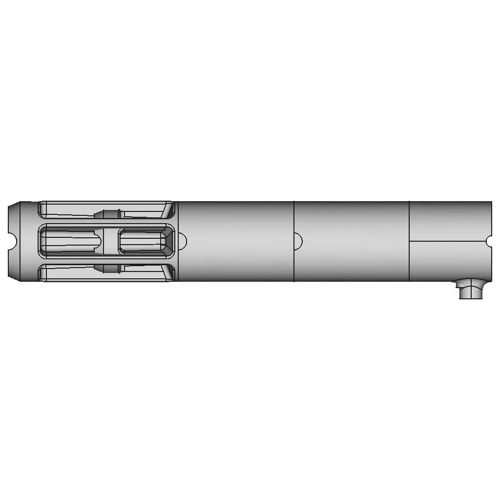 Multistage Gaz Venturi 1 | CAD Model for Energy Systems_0_0_degree_snapshot