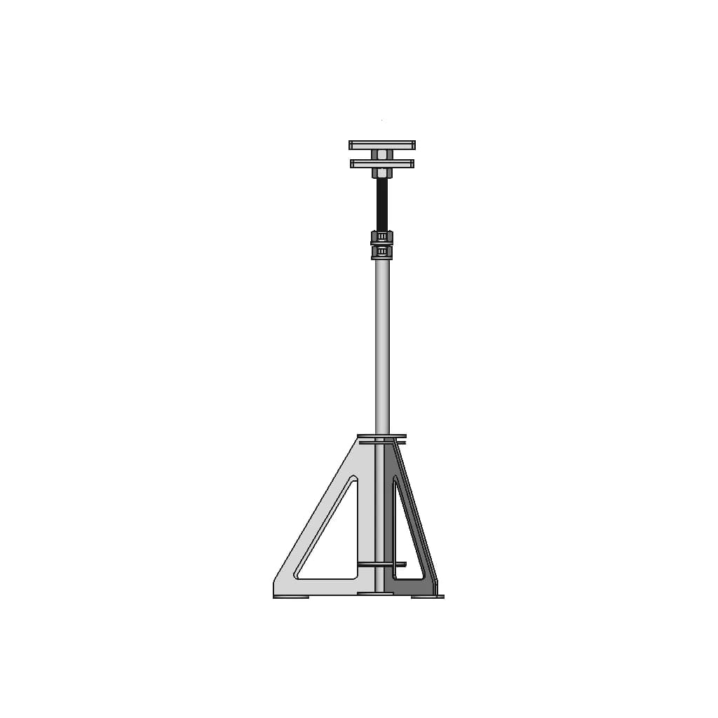 Jack Stand Fixture Weldment Assembly 1 | Industrial CAD Design_0_90_degree_snapshot