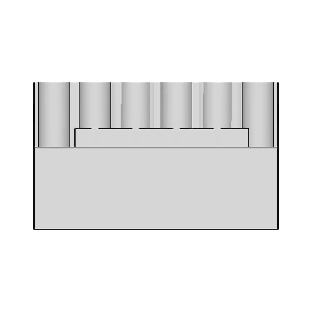 Terminal Block Connectors Tbw 5 Np Gn 1 | CAD Model for Energy Systems_90_0_degree_snapshot
