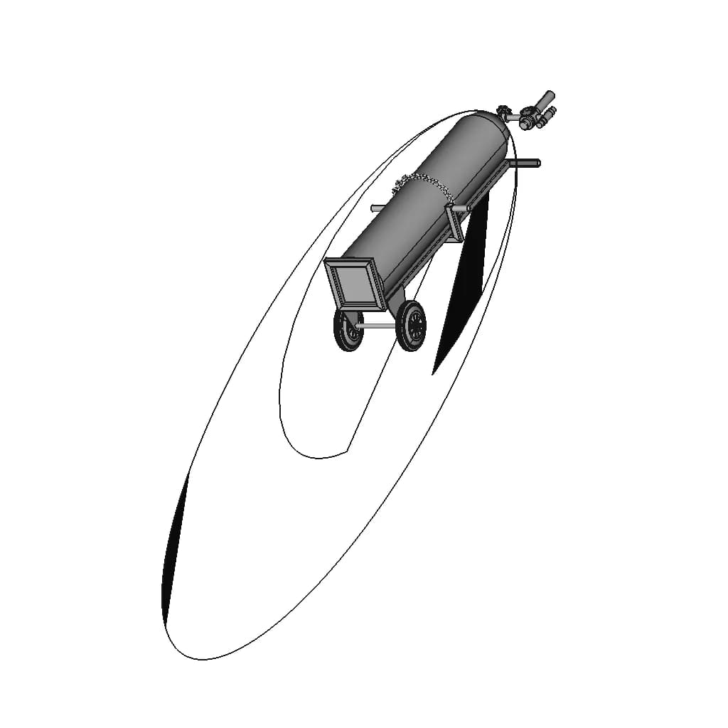 Tig Welding Cart 2 | Industrial CAD Design_60_30_degree_snapshot