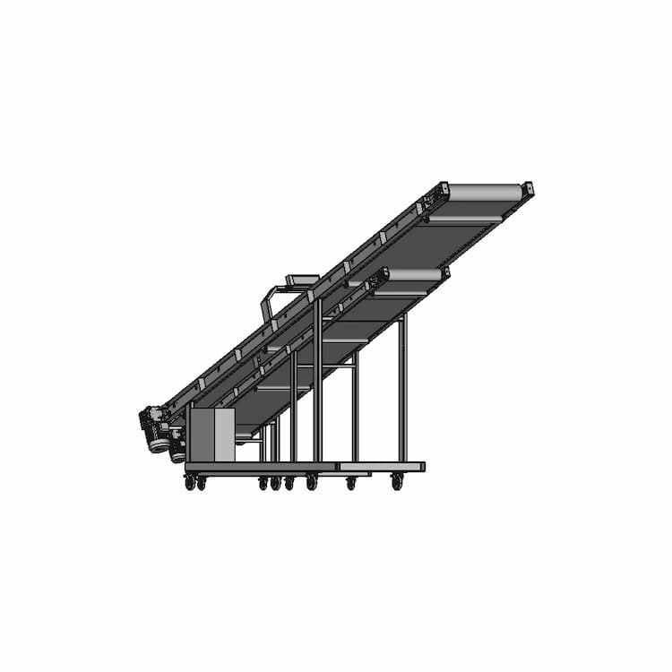 Truck Loading Conveyor 3 | Industrial CAD Design