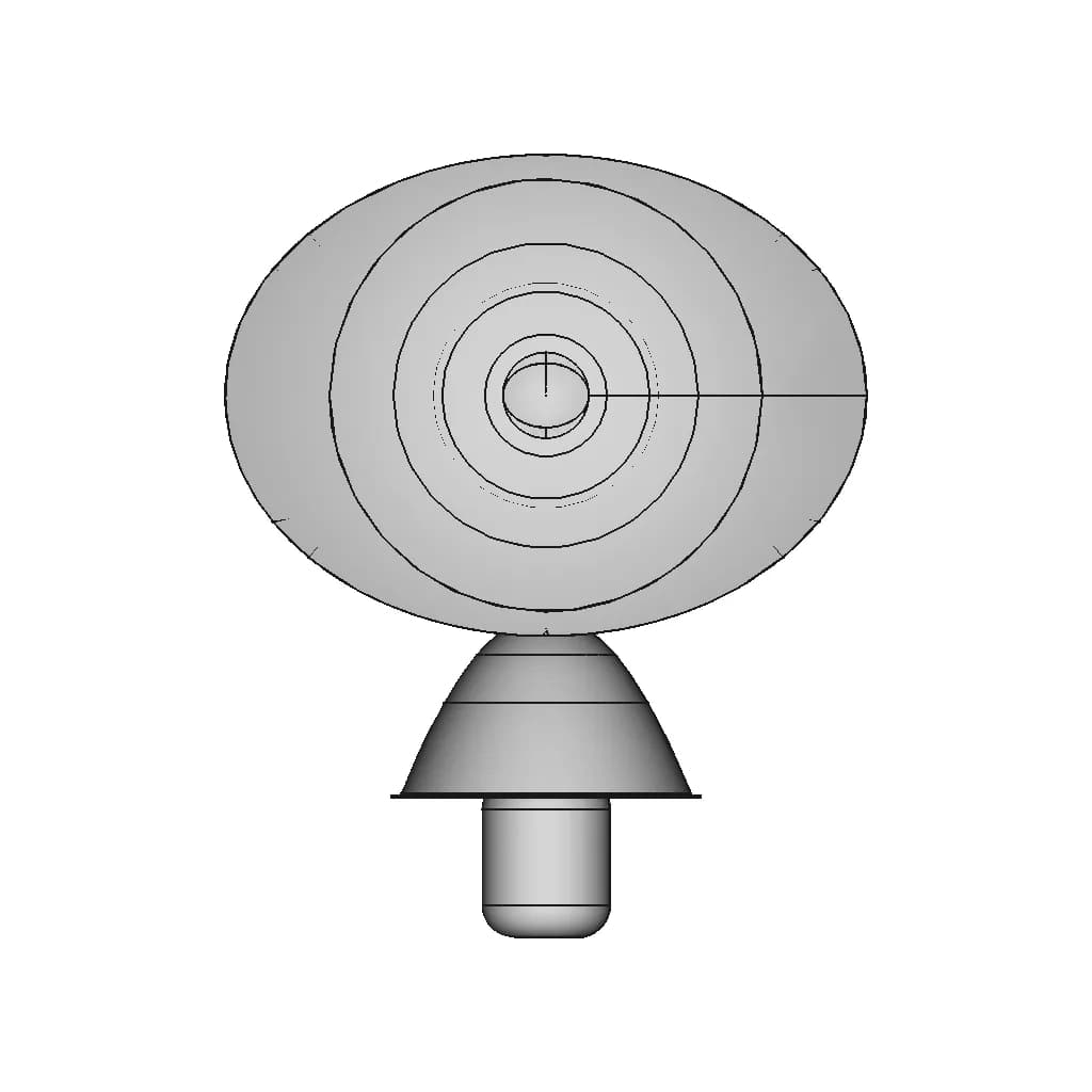 Helioeo Sun And Windturbine 1 | CAD Model for Energy Systems_90_0_degree_snapshot