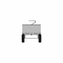 Garden Wheelbarrow 4W 1 | Industrial CAD Design_0_270_degree_snapshot