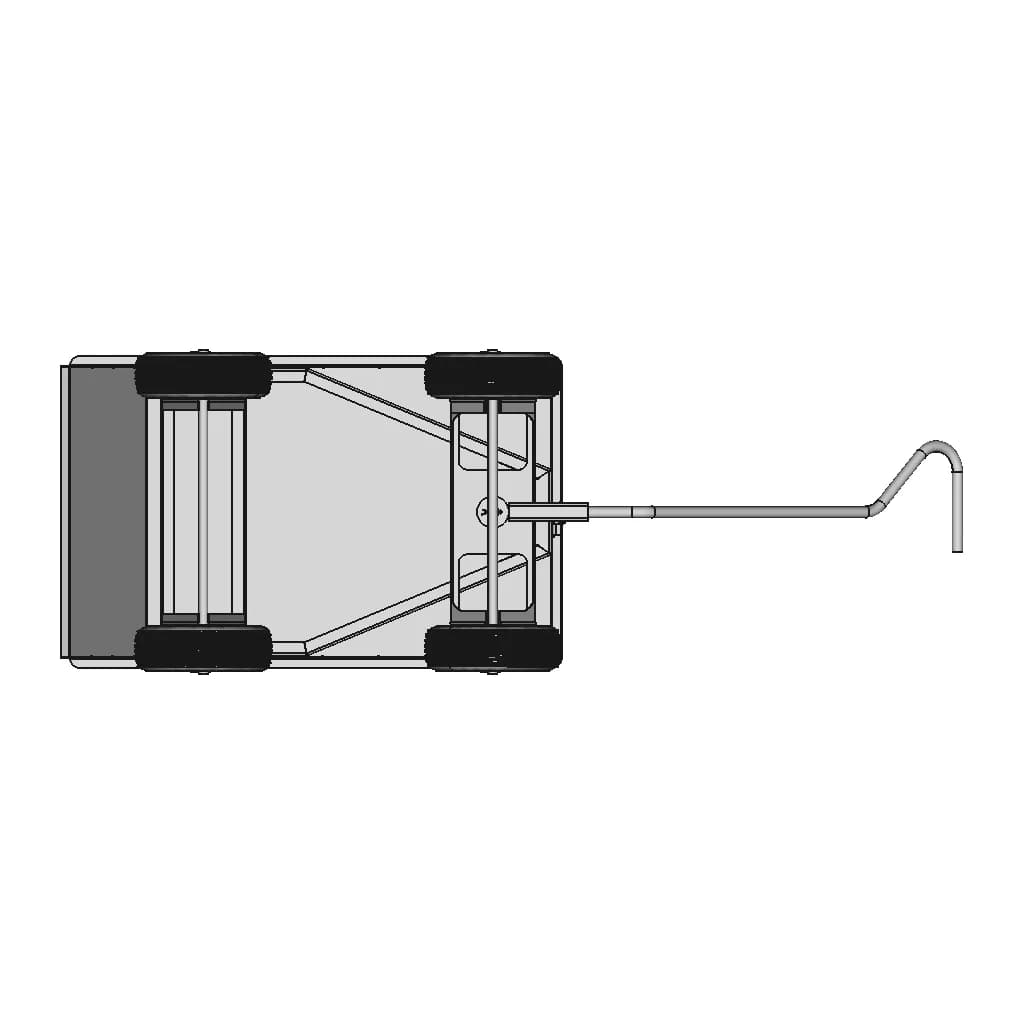Garden Wheelbarrow 4W 1 | Industrial CAD Design_90_0_degree_snapshot