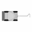 Garden Wheelbarrow 4W 1 | Industrial CAD Design_90_0_degree_snapshot