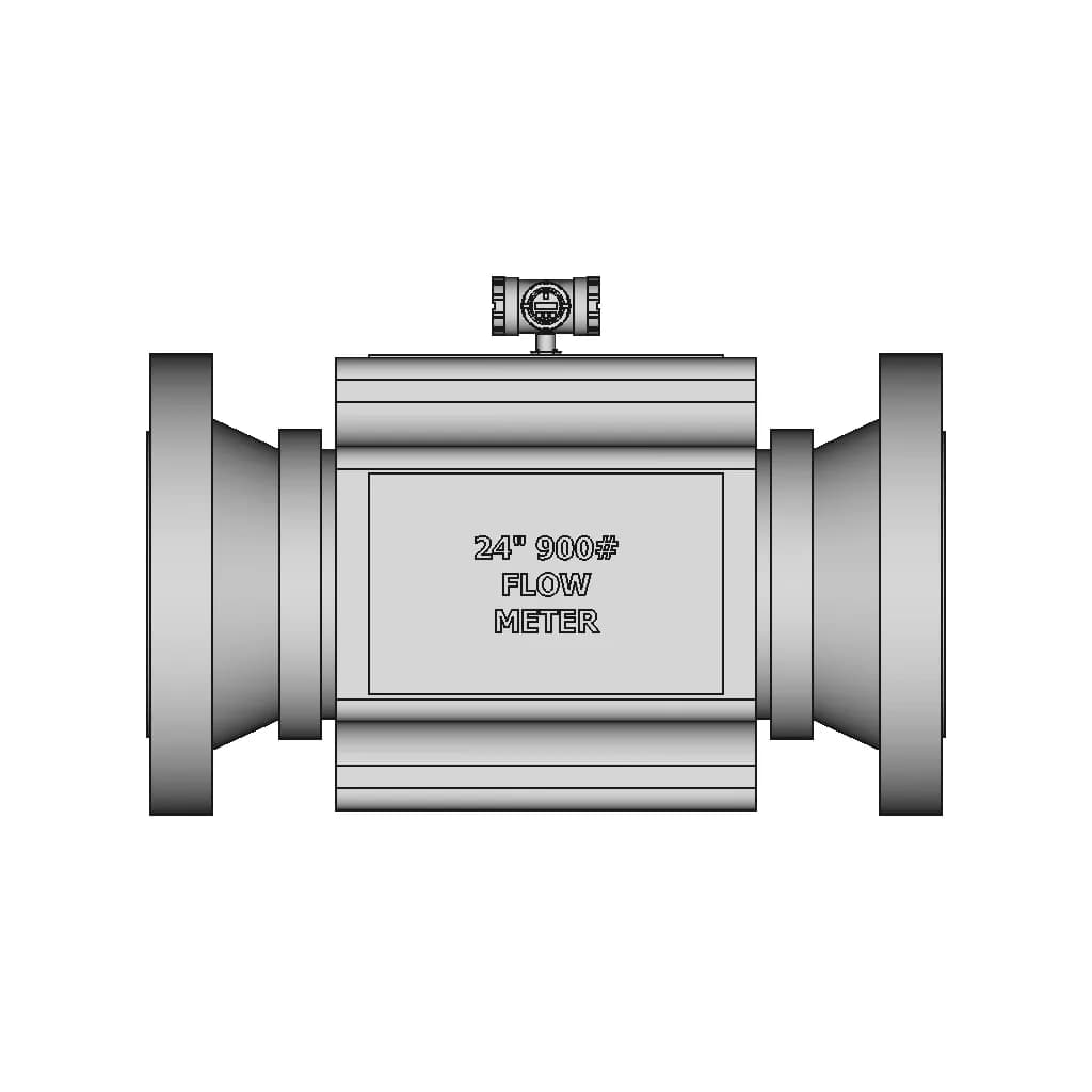 Flow Meter 30 | CAD Model for Energy Systems_0_90_degree_snapshot