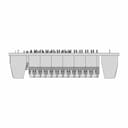 Ac Dc 2X12 16Amp Position Terminal Block Distribution | CAD Model for Energy Systems_270_0_degree_snapshot