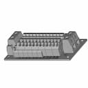 Ac Dc 2X12 16Amp Position Terminal Block Distribution | CAD Model for Energy Systems_60_30_degree_snapshot