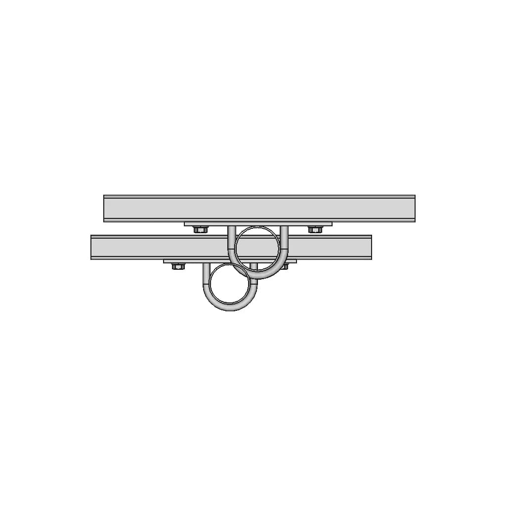 Pipe Connection To Channel Strut Electrical Mechanical Solidworks | CAD Model for Energy Systems_0_0_degree_snapshot