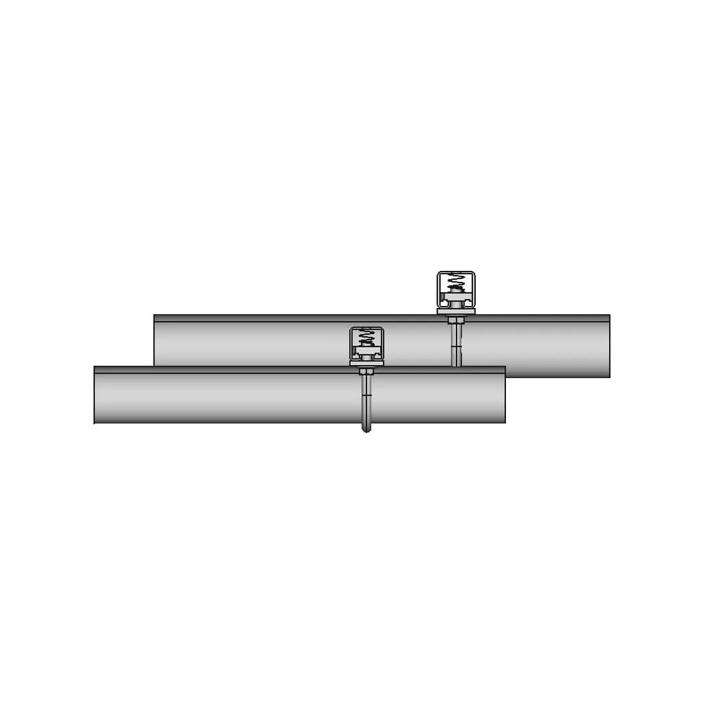 Pipe Connection To Channel Strut Electrical Mechanical Solidworks | CAD Model for Energy Systems_0_270_degree_snapshot