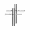 Pipe Connection To Channel Strut Electrical Mechanical Solidworks | CAD Model for Energy Systems_90_0_degree_snapshot