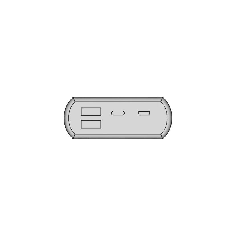 Power Bank Adata P20000Qcd 1 | CAD Model for Energy Systems