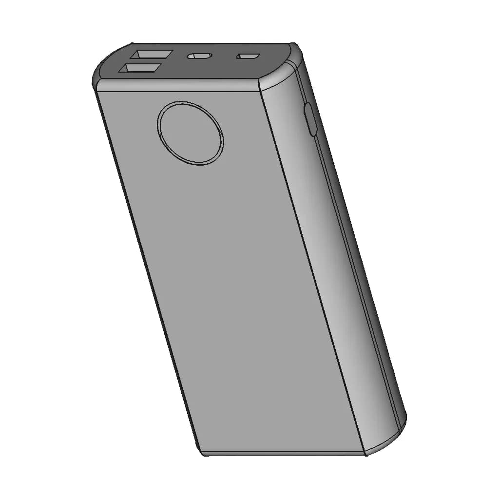 Power Bank Adata P20000Qcd 1 | CAD Model for Energy Systems_60_30_degree_snapshot