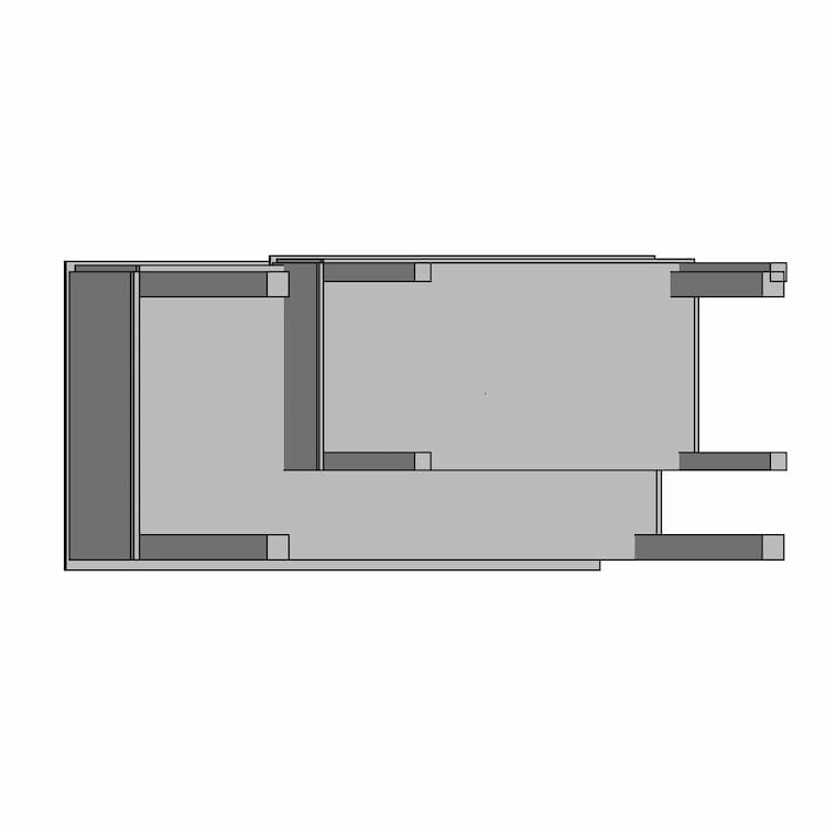 Table With Laptop Riser 1 | Industrial CAD Design
