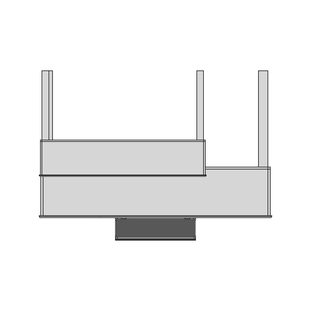 Table With Laptop Riser 1 | Industrial CAD Design_270_0_degree_snapshot