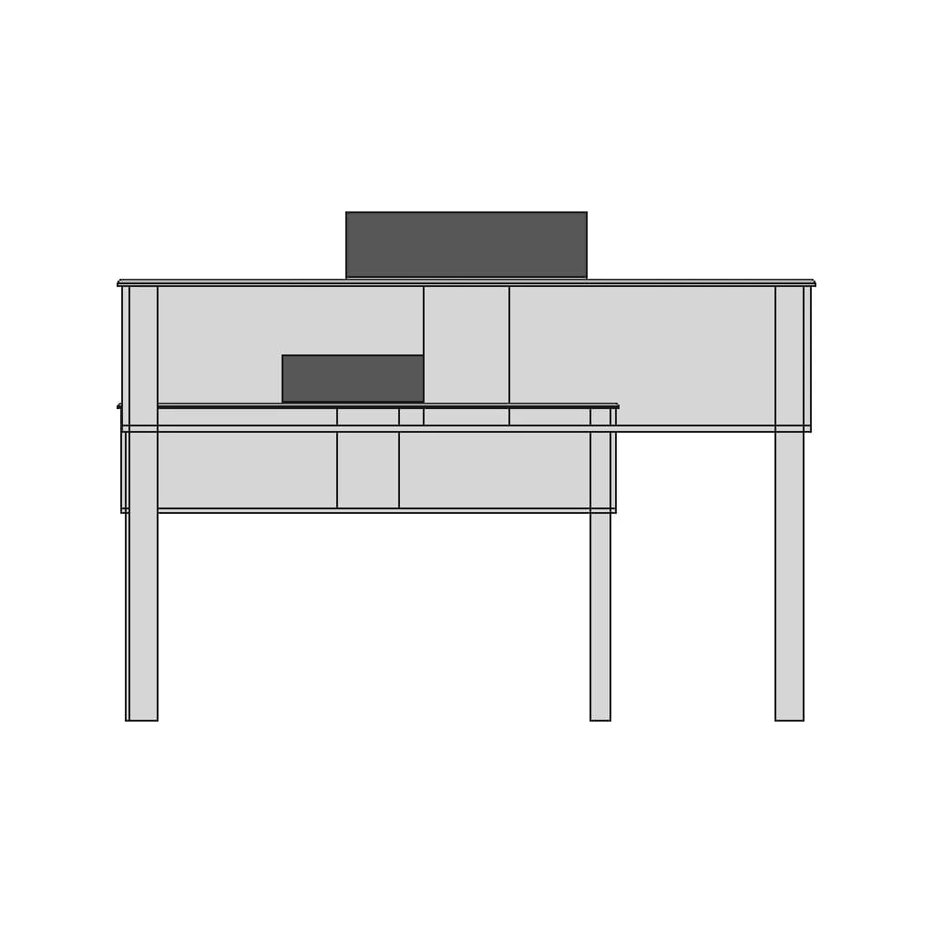 Table With Laptop Riser 1 | Industrial CAD Design_90_0_degree_snapshot