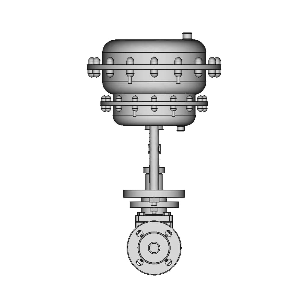 1 Inch Control Valve 1 | CAD Model for Energy Systems_0_270_degree_snapshot