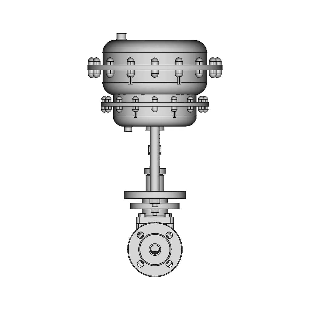 1 Inch Control Valve 1 | CAD Model for Energy Systems_0_90_degree_snapshot