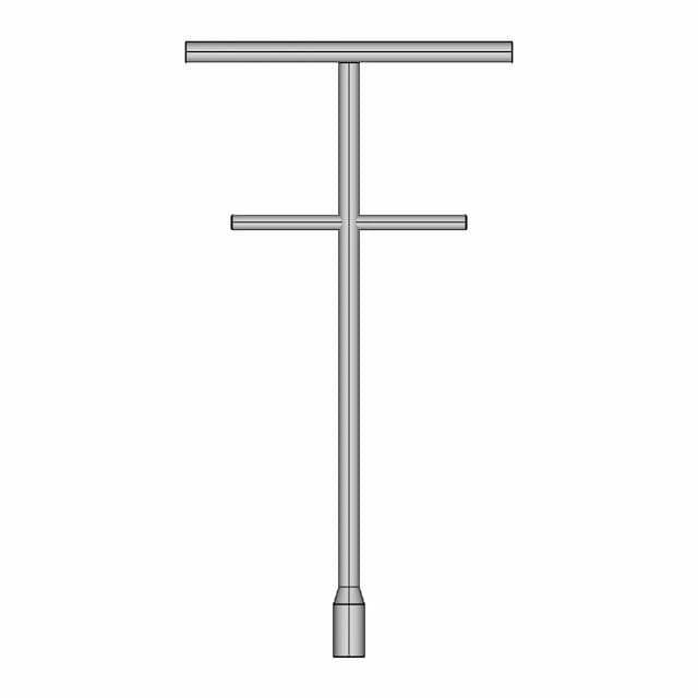 T Handle Socket Wrench 1 | Industrial CAD Design