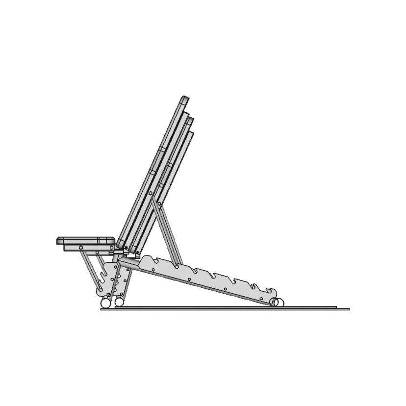 Adjustable Bench Press Sehpasi 1 | Industrial CAD Design