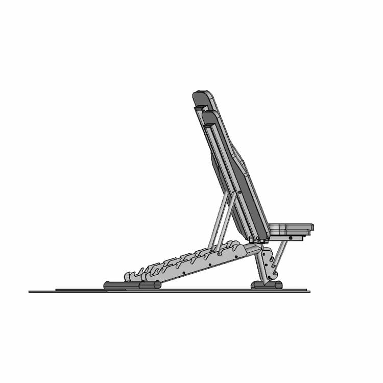 Adjustable Bench Press Sehpasi 1 | Industrial CAD Design