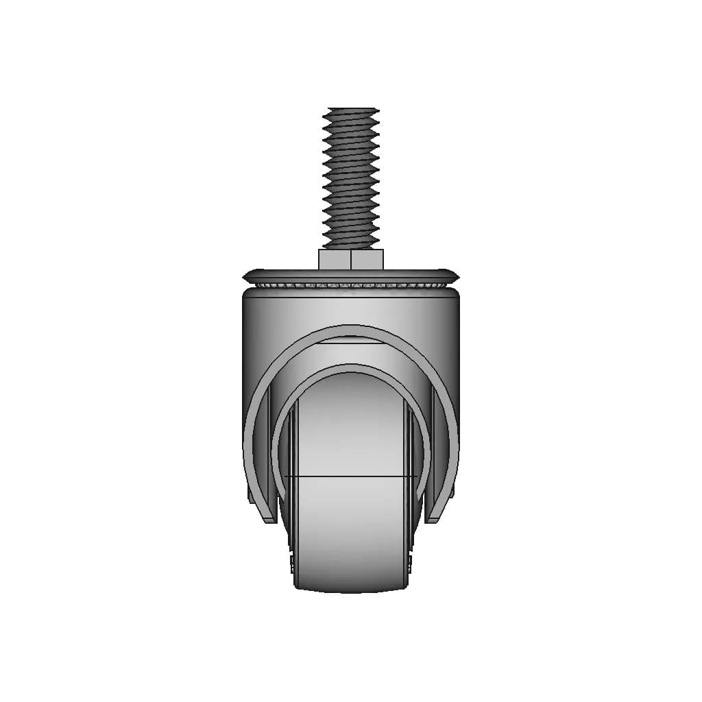Castor Hod 2 Inch Pu Stsb 1 | Industrial CAD Design_0_90_degree_snapshot