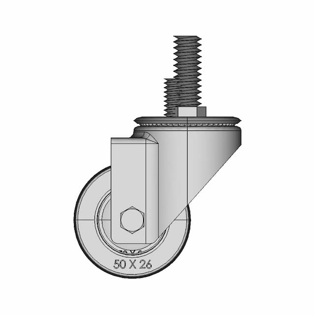 Castor Hod 2 Inch Pu Sts 1 | Industrial CAD Design