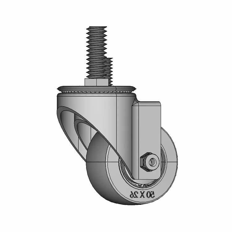 Castor Hod 2 Inch Pu Sts 1 | Industrial CAD Design