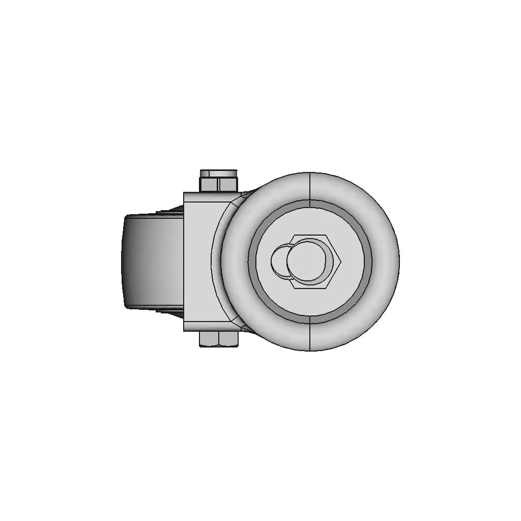Castor Hod 2 Inch Pu Sts 1 | Industrial CAD Design_270_0_degree_snapshot