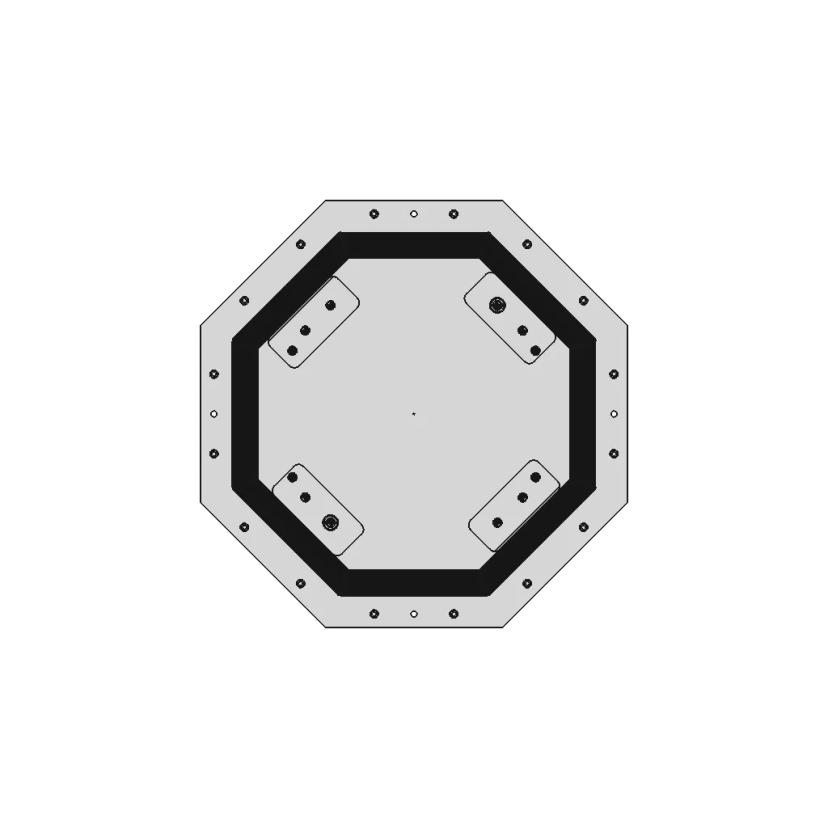 Paletizing Robot Base Assembly 1 | Industrial CAD Design
