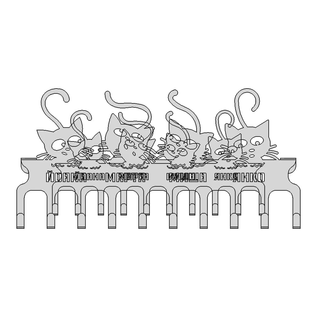 Door Hanger With 10 Hooks And 2 Door | Industrial CAD Design_0_0_degree_snapshot