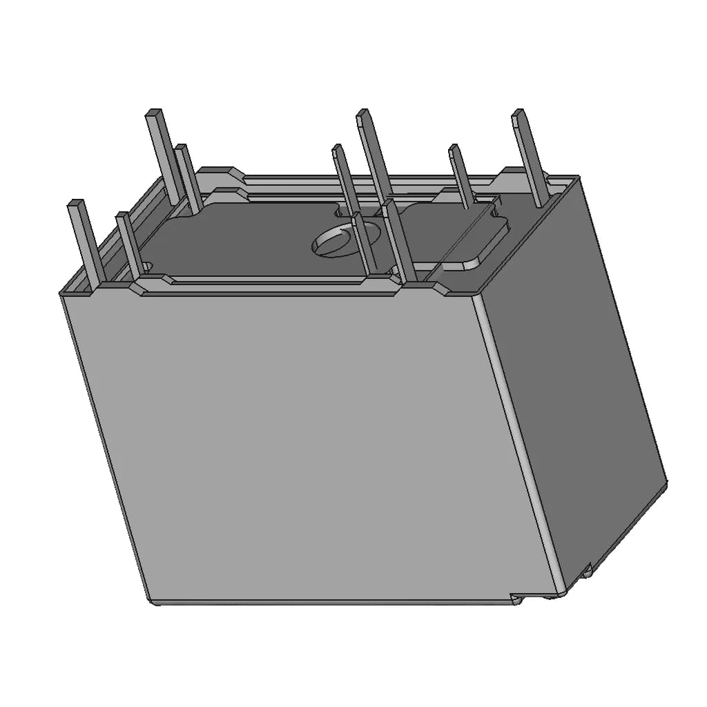 Hongfa Hf33F Relay 1 | CAD Model for Energy Systems_60_30_degree_snapshot