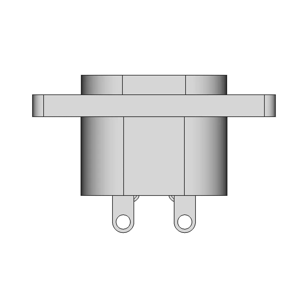 Iec320 C8 Power Inlet 1 | CAD Model for Energy Systems_90_0_degree_snapshot