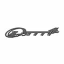 Metal Key Hanger With 4 Hooks For Mounting | Industrial CAD Design_60_30_degree_snapshot