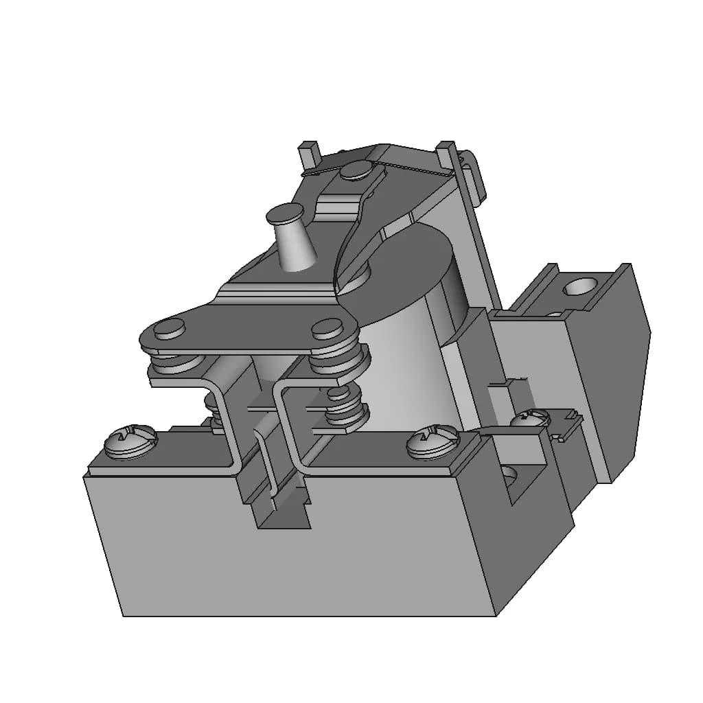 Allen Bradley Relay 700 Hg45Z24 1 | CAD Model for Energy Systems_60_30_degree_snapshot