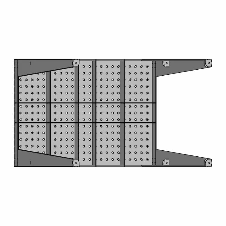 32 X 48 Fixture Table 3 16 Thick | Industrial CAD Design