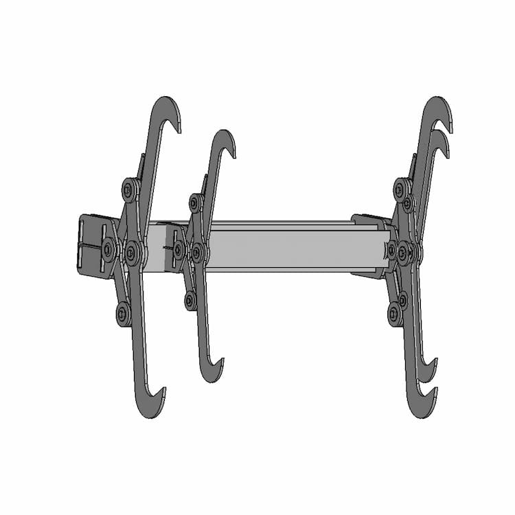 Makasli Yuk Kaldirma Traversi 1 | Industrial CAD Design