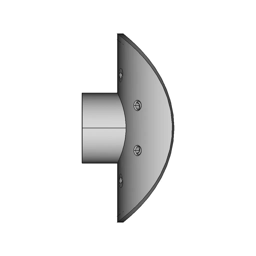 Curved Circular Plate 1 | Industrial CAD Design_0_270_degree_snapshot