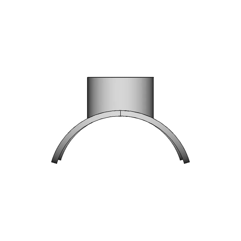 Curved Circular Plate 1 | Industrial CAD Design_270_0_degree_snapshot